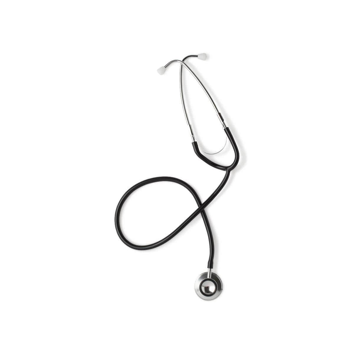 Black Medline Dual-Head Stethoscope