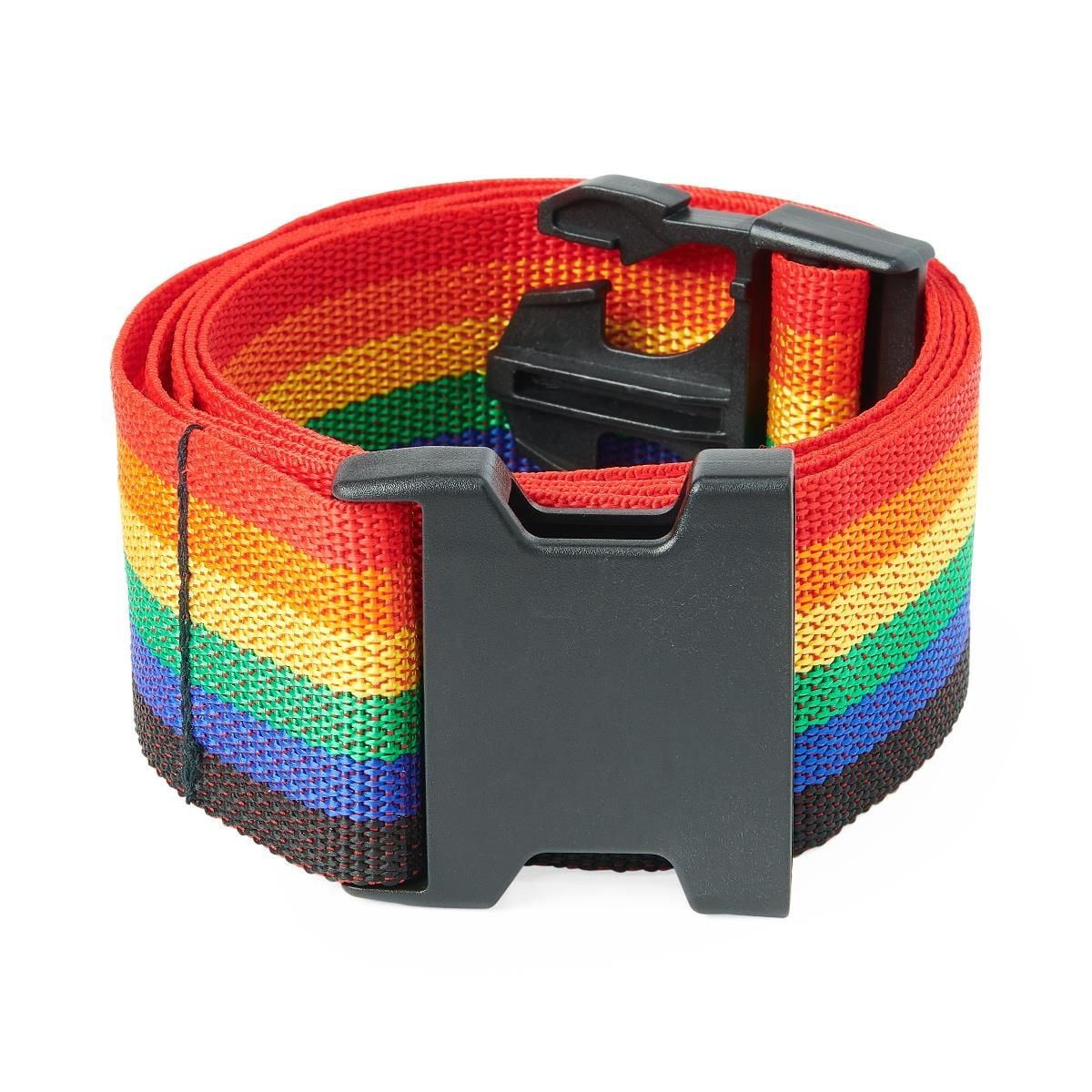 Rainbow stripe belt