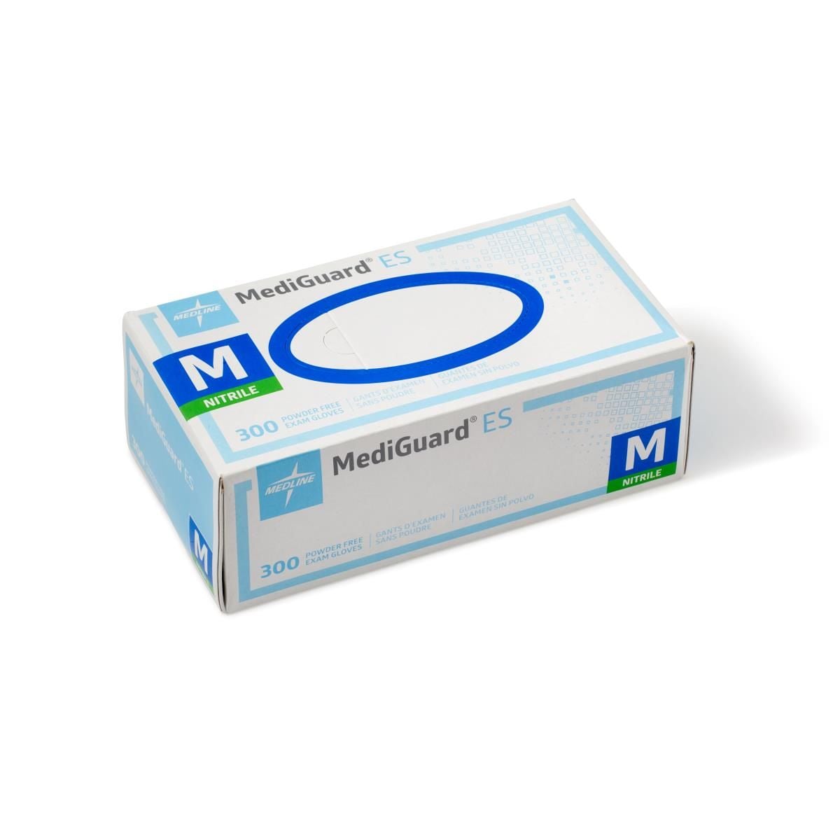 Medline MediGuard ES Powder-Free Nitrile Exam Gloves, Size M - MG3002
