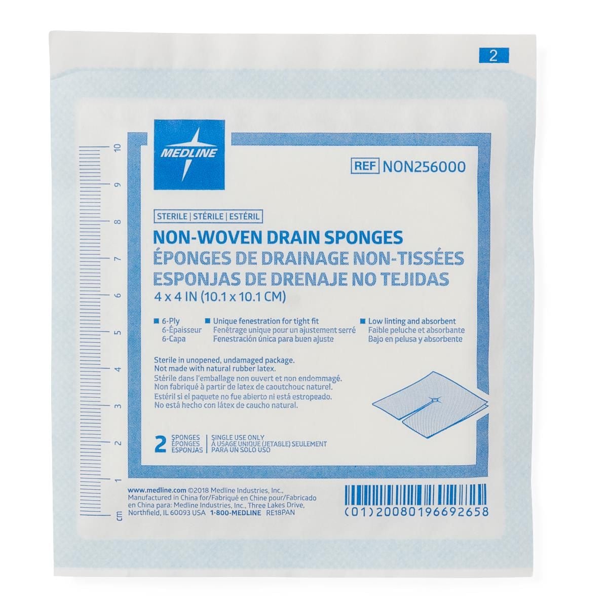 NON256000 - individual packaged sponge