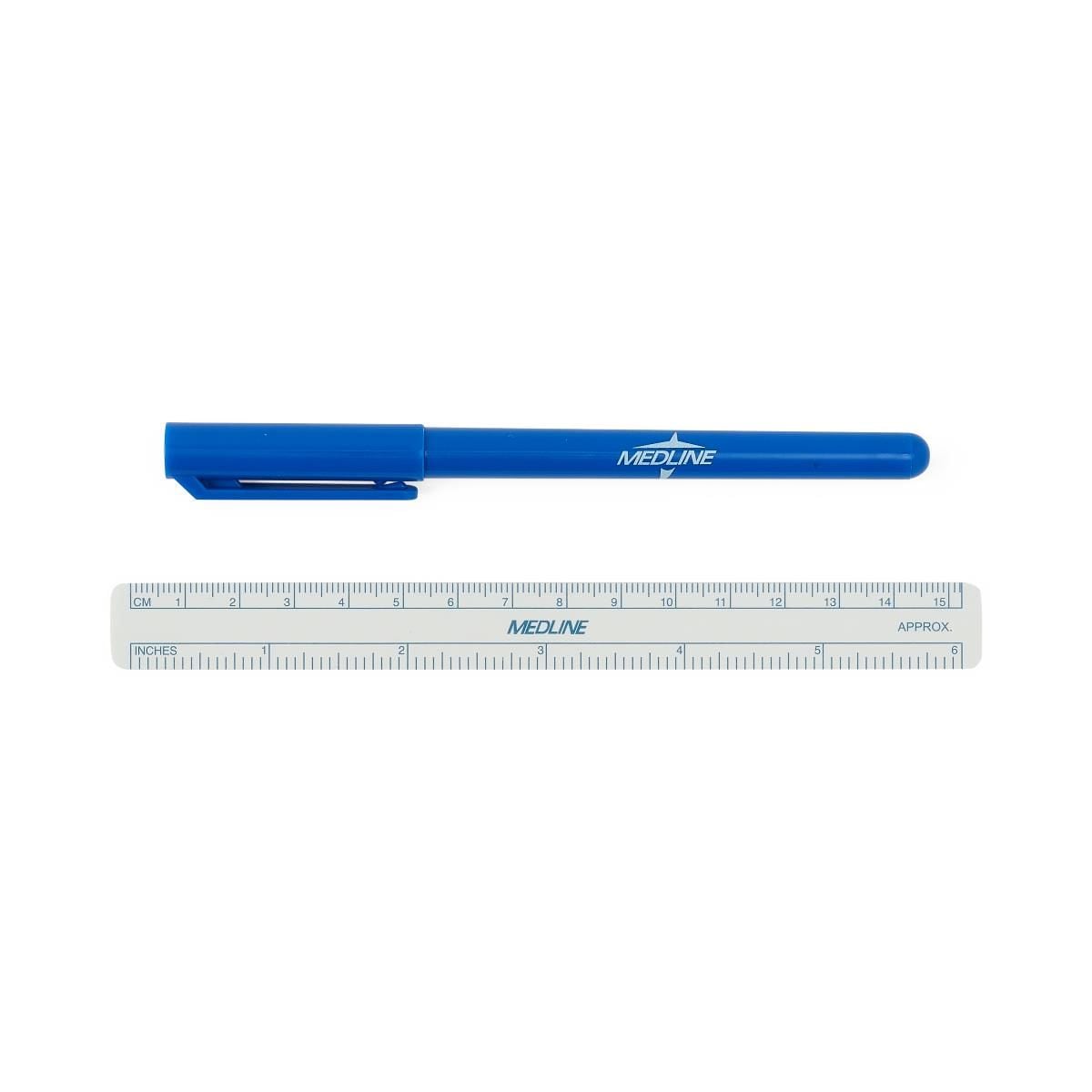 Medline Fine Tip Skin Markers, Sterile, with Ruler - DYNJSM03