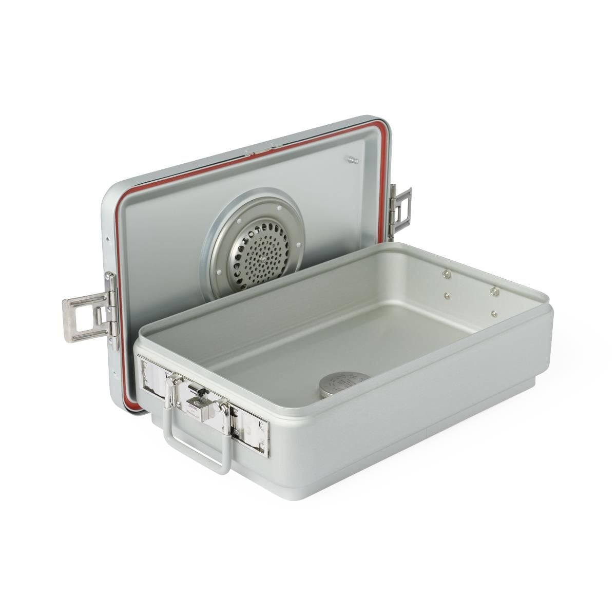 Steriset 3-Quarter Sterilization Containers with Drain and Lid