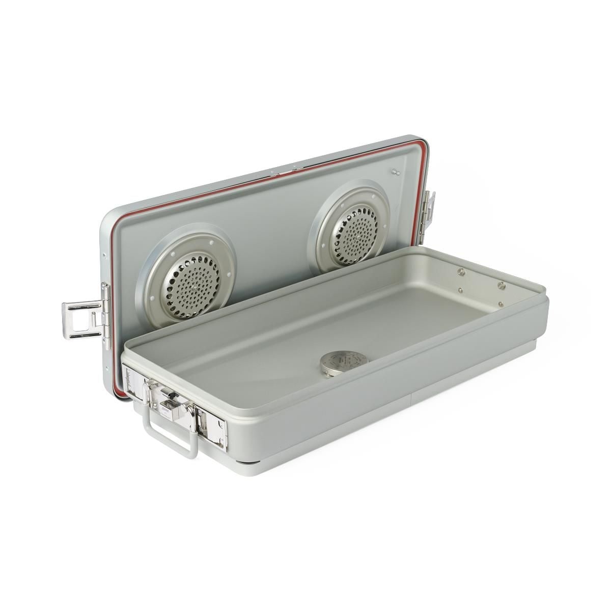 Steriset Full-Size Sterilization Containers with Drain and Lid