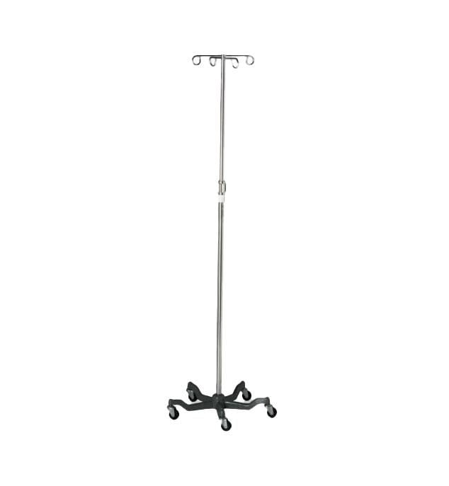 Medline Aluminum Five Leg IV Pole