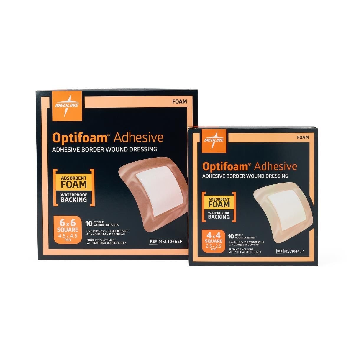 Medline Optifoam Adhesive Foam Wound Dressings [All Sizes] | Vitality  Medical