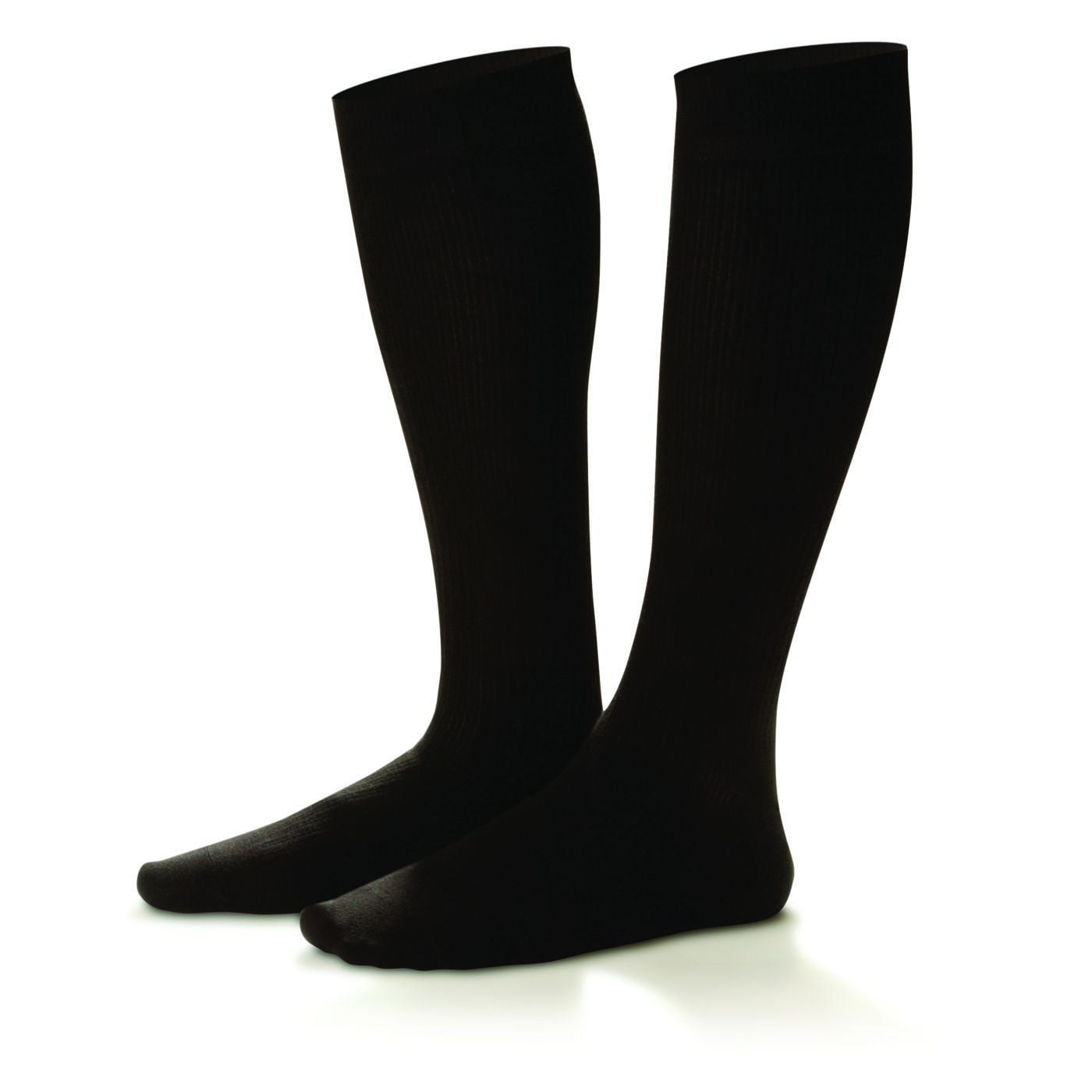Shape To Fit Men's 10-15 mmHg Cotton Crew Dress Compression Socks