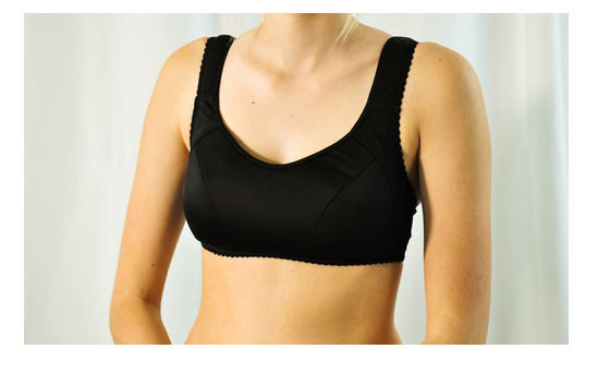 Image 1 of Nearly Me 5606 Dedra Mastectomy Sports Bra with Pockets
