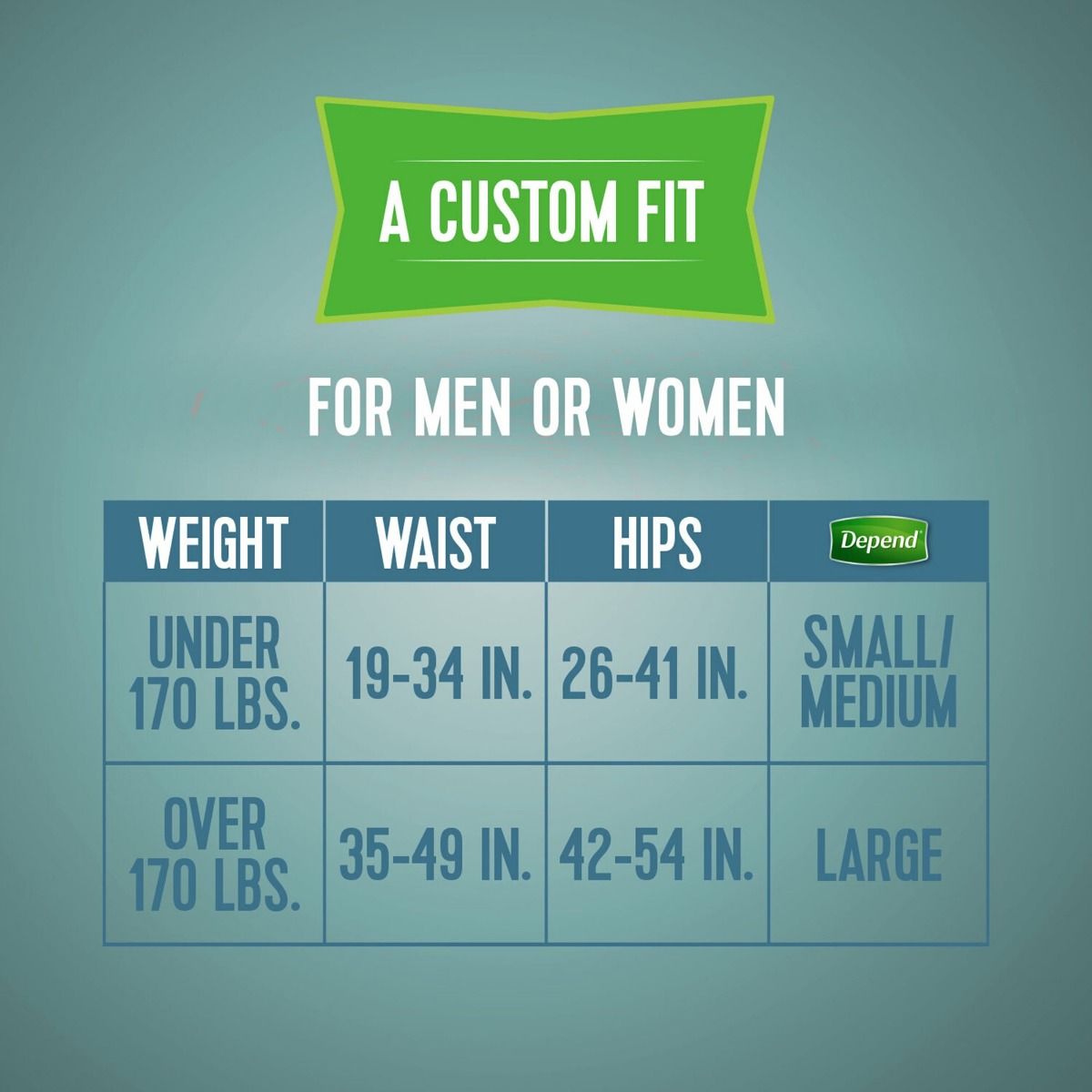 Image 2 of Depend Protection Briefs Heavy Absorbency