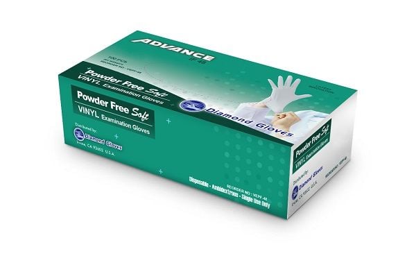 Image 1 of Diamond Gloves Advance IF48 Vinyl Gloves