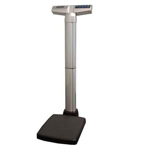 The Waist High BMI Digital Scale 499KL is a sleek, compact column scale