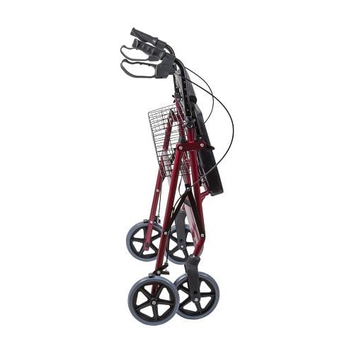 DMI Extra-Wide Heavy Duty Steel Bariatric Rollator Walker - 501