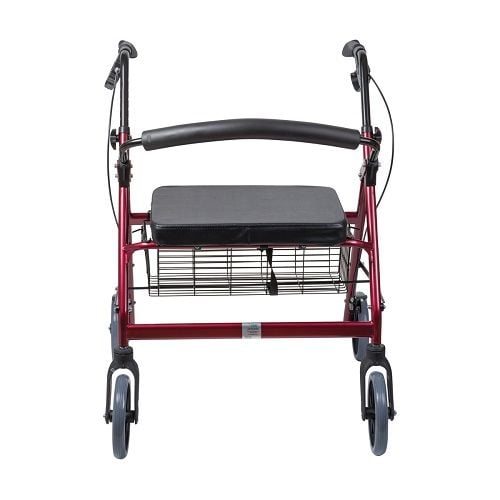 A rear view of the DMI Heavy Duty Rollator