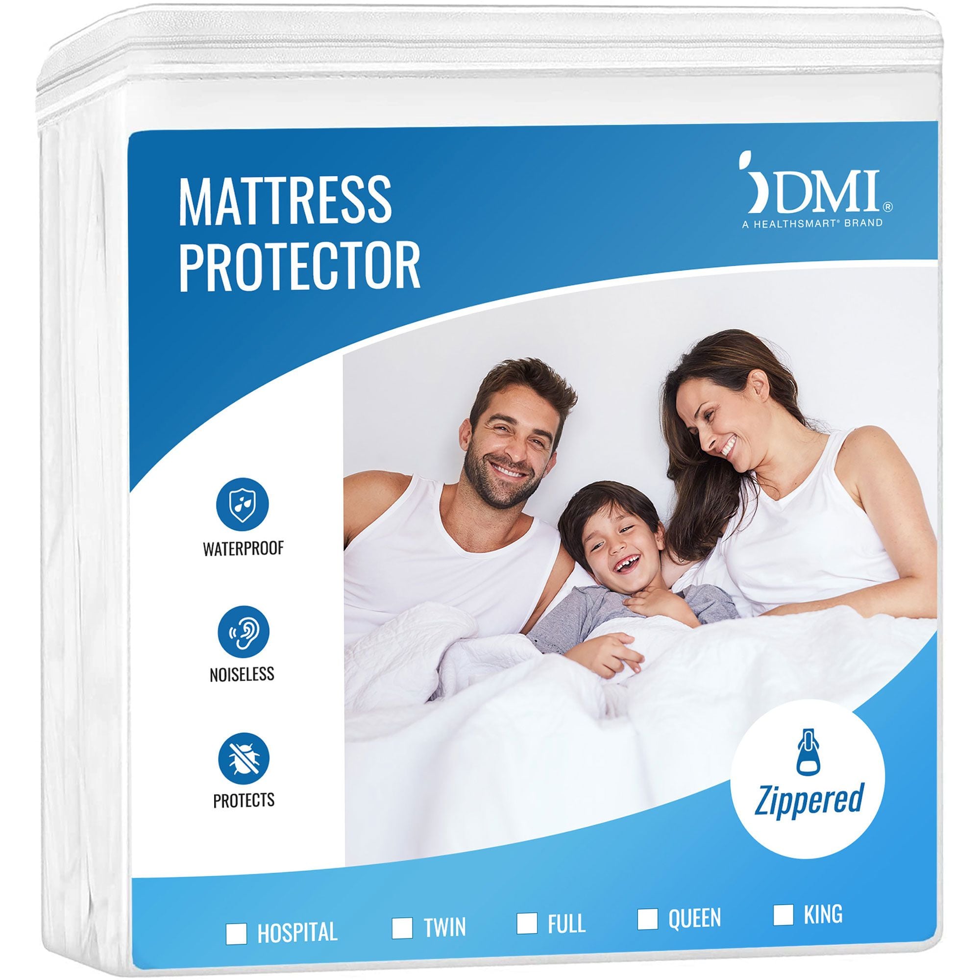 DMI Zippered Plastic Mattress Protector & Cover
