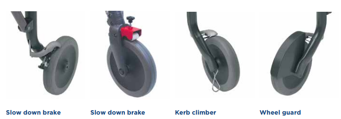 Dolomite Rollator Wheel's Parts