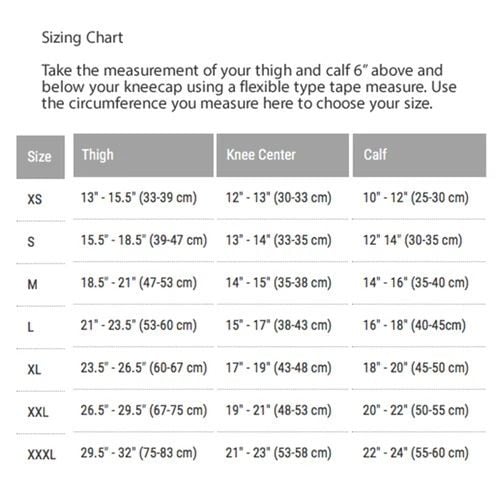 Sizing Chart