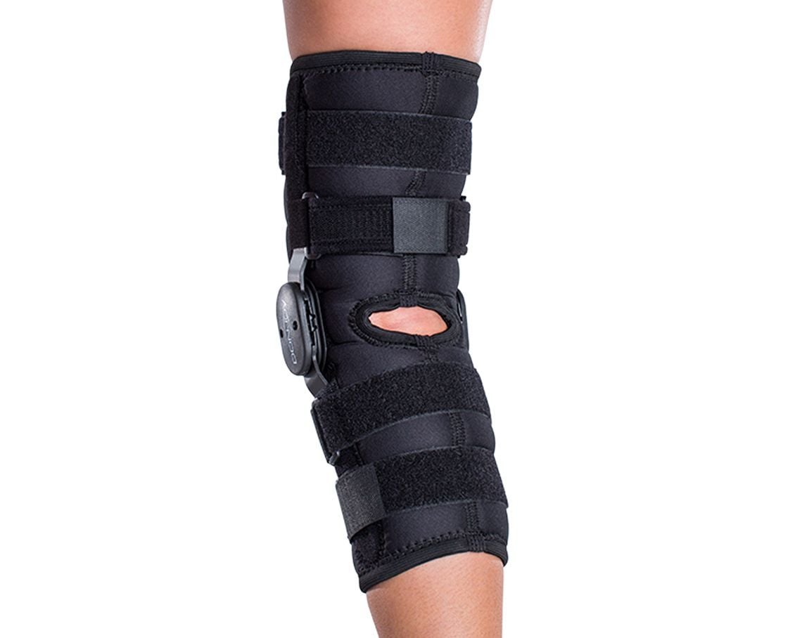 Sleeve Brace with Open Popliteal Cutout
