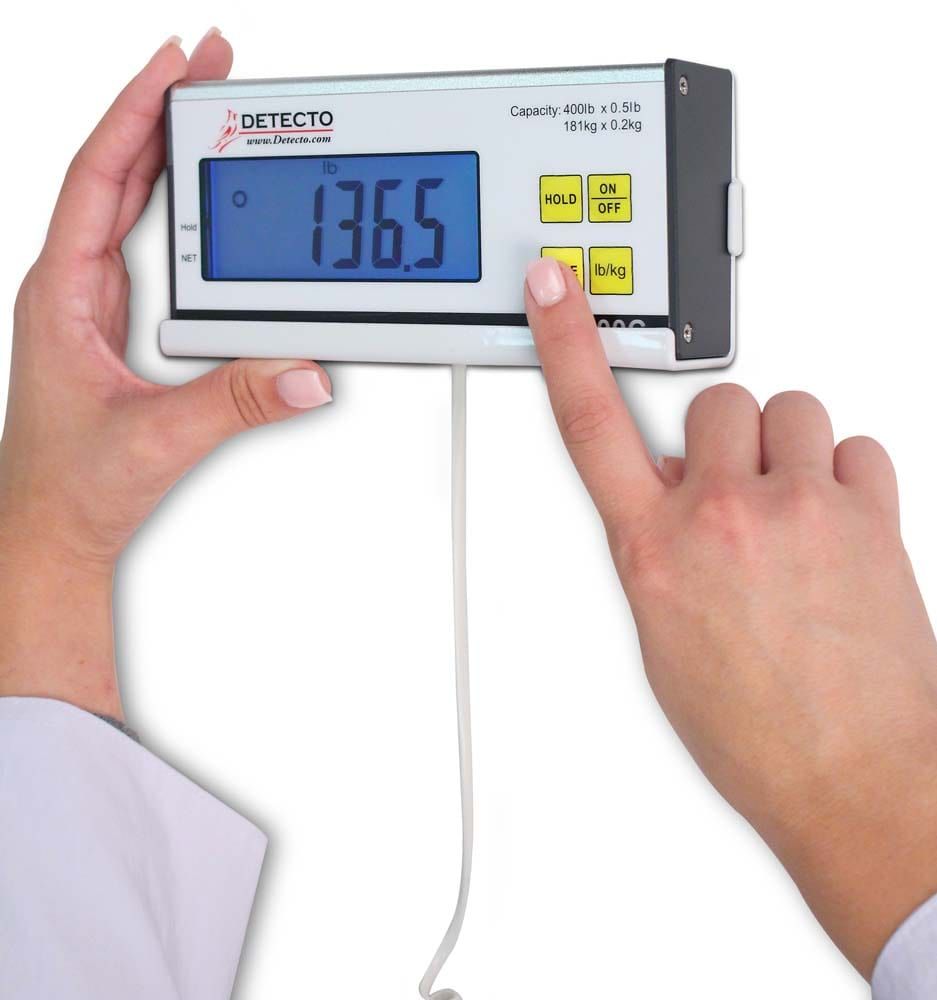 Image 10 of Detecto 550C Stainless Steel Digital Visiting Nurse Scale DR