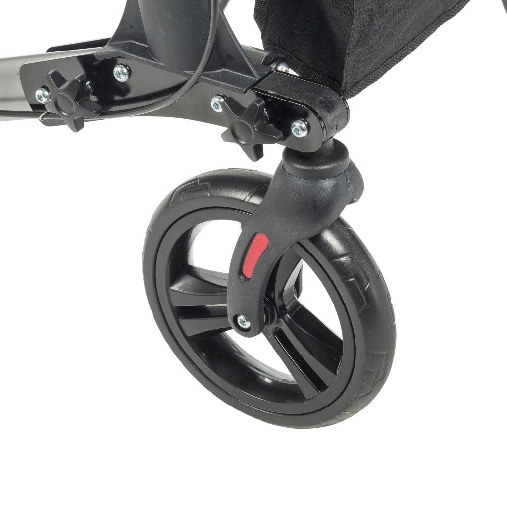 Drive Medical Compact Folding Wheelchair - RTL10288BK (Wheels)