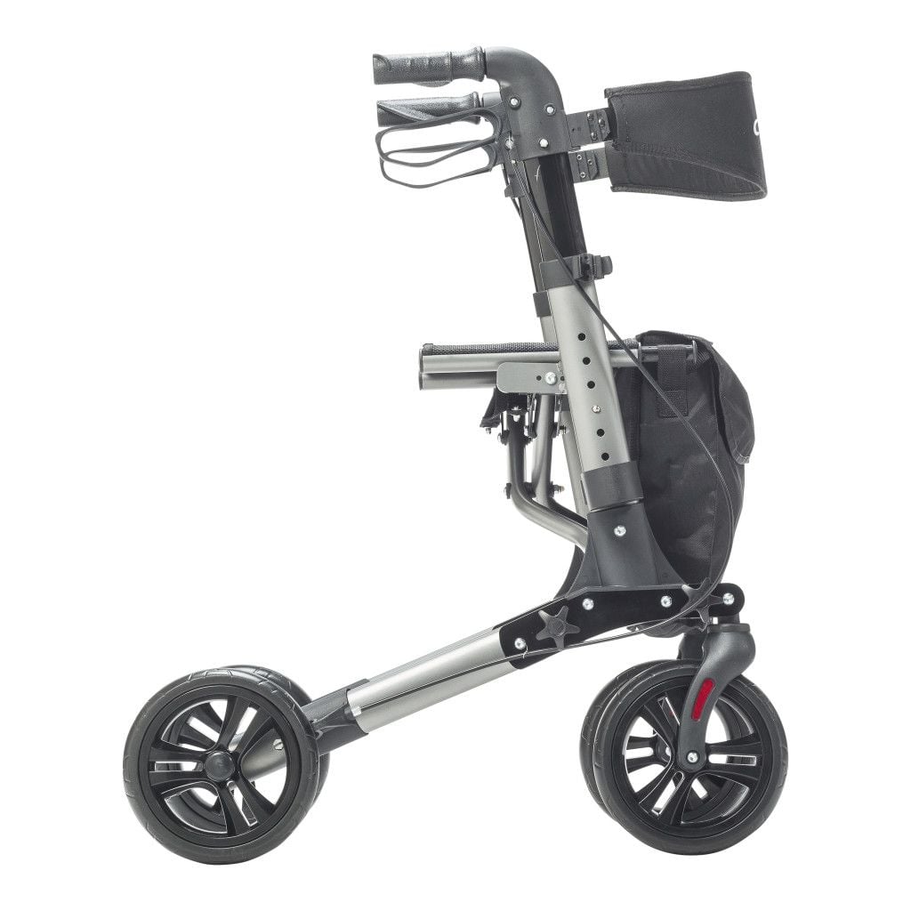 Drive Medical Compact Folding Wheelchair - RTL10288BK (Side)