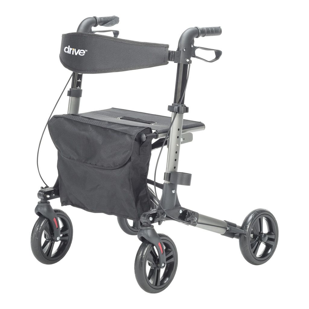 Drive Medical Compact Folding Wheelchair - RTL10288BK