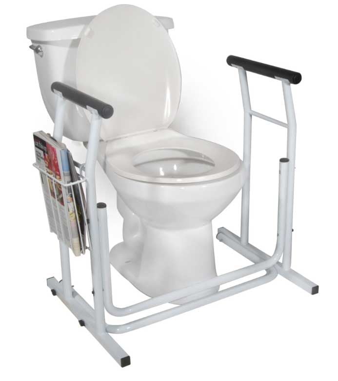 Toilet Safety Rail Stand Alone