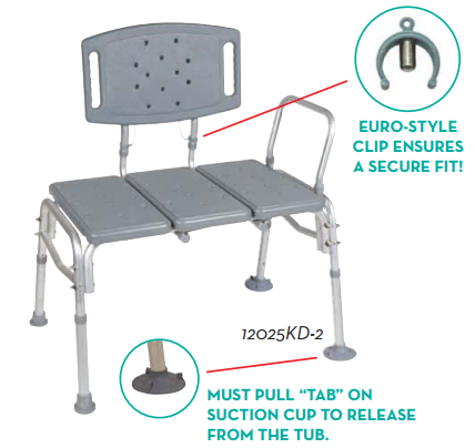 Bariatric Transfer Shower Bath Bench
