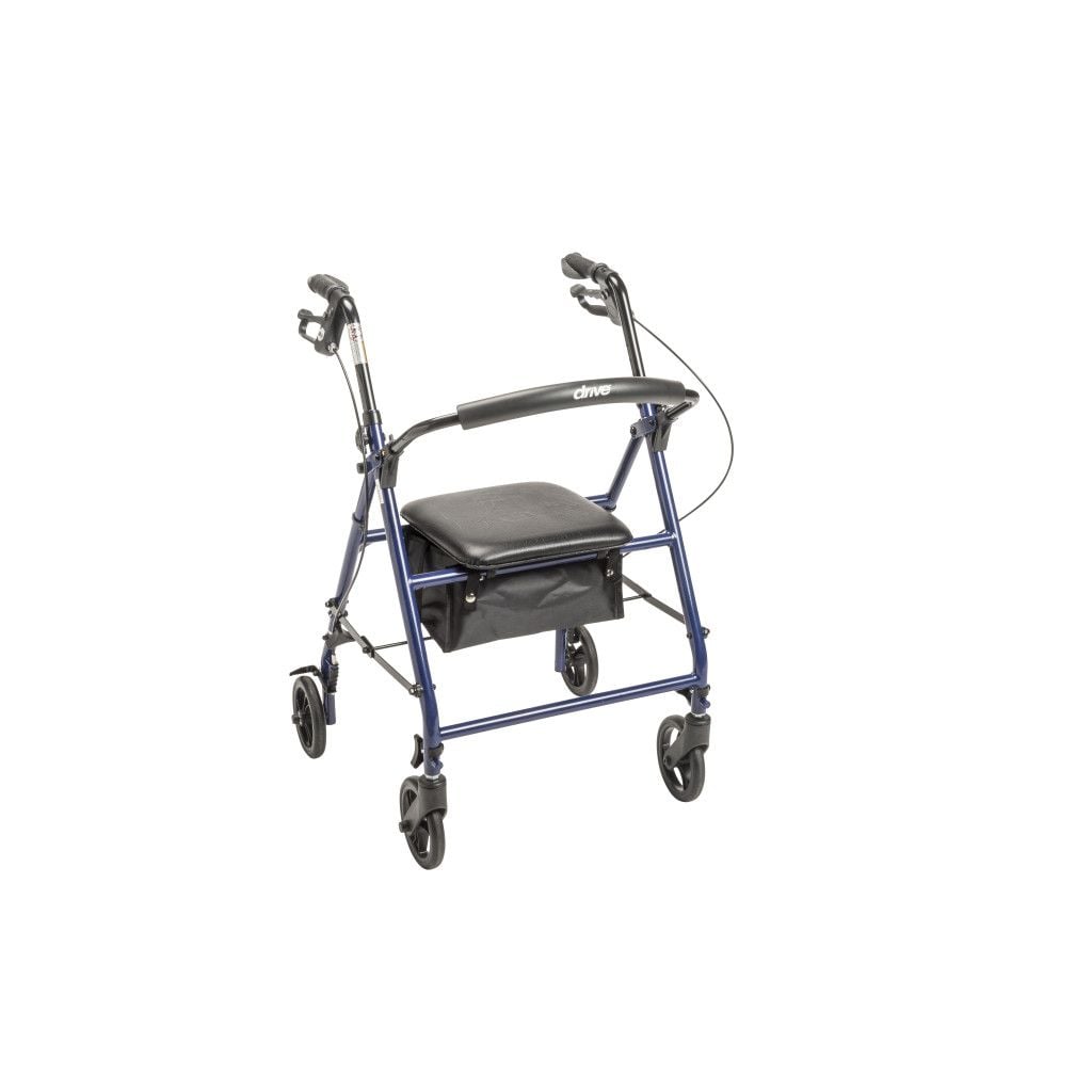 Drive Medical Steel Rollator with 6