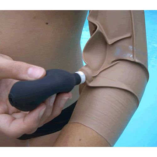 Inflating the Protector Cover