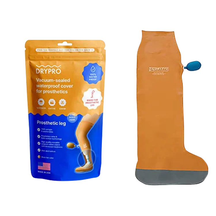 DRYPRO Waterproof Prosthetic Cover - XS, S, M, L, XL | Vitality