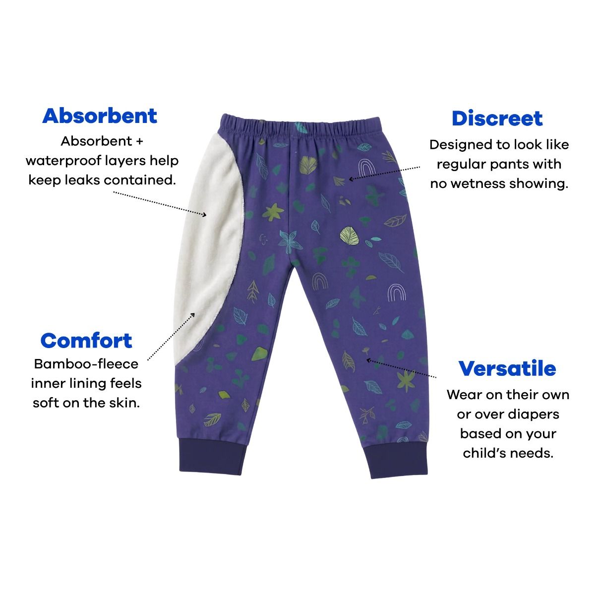 Image 3 of Dryment Kids Absorbent Pants, Several Sizes