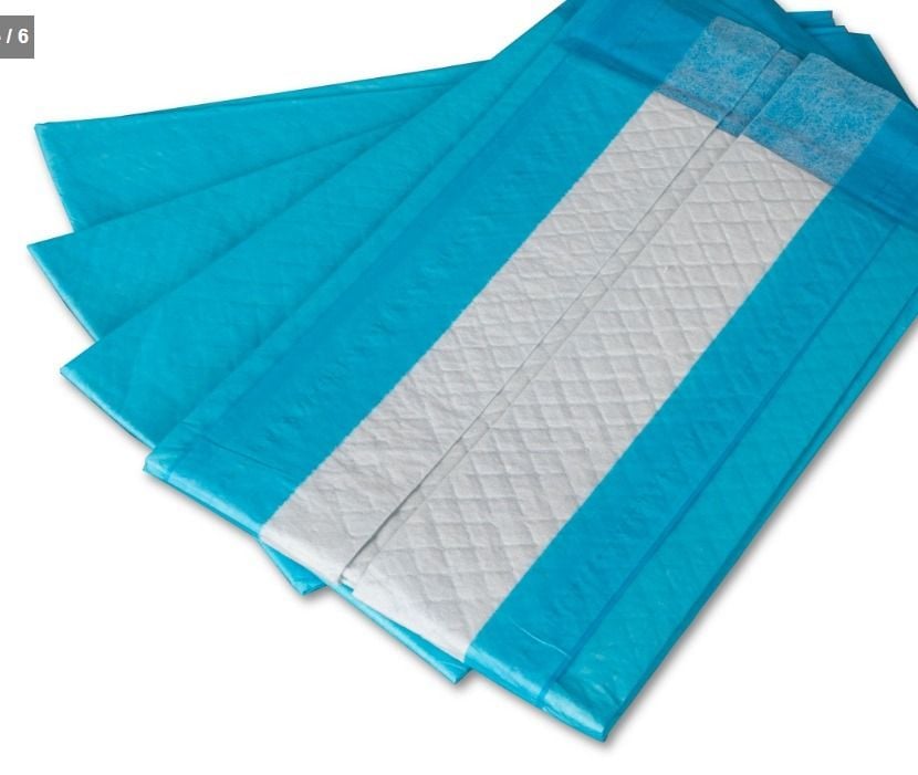 Pile of folded underpads