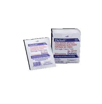 Dusoft 84133 Non-Woven Sponge - 3 x 3 Inch