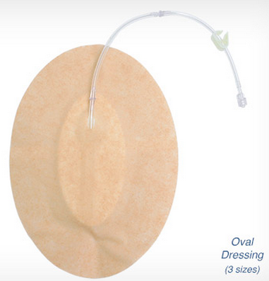 Negative Pressure Wound Vacuum Oval Dressings for extriCARE 2400