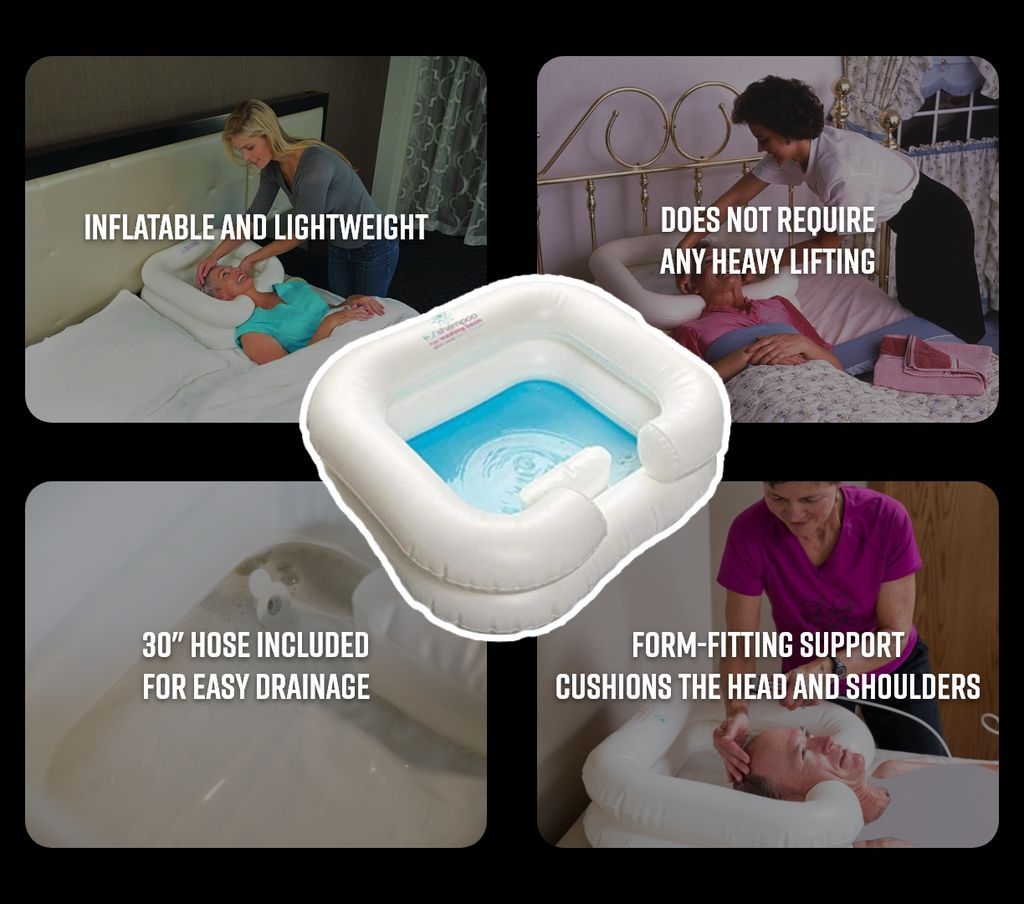 Image 2 of EZ-SHAMPOO® Inflatable Hair Washing Basin