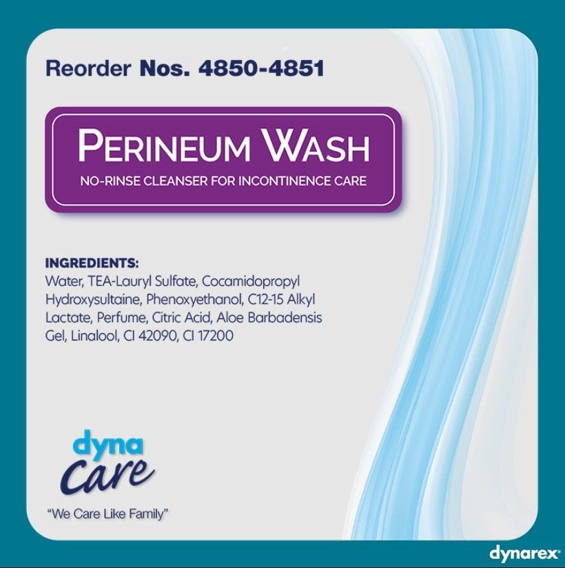Perineum Wash Cleanser Ingredients