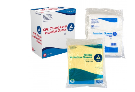 Isolation Gowns Packaging
