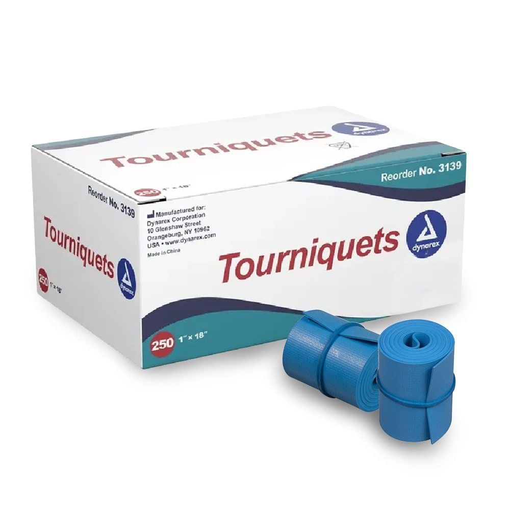 Dynarex 3139 Latex-Free Tourniquets - 1 x 18 in.