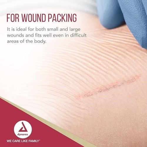 An incision covered with a View Guard Transparent Dressing.