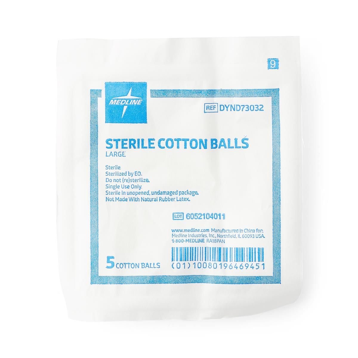 Medline Sterile Large Cotton Balls - DYND73032