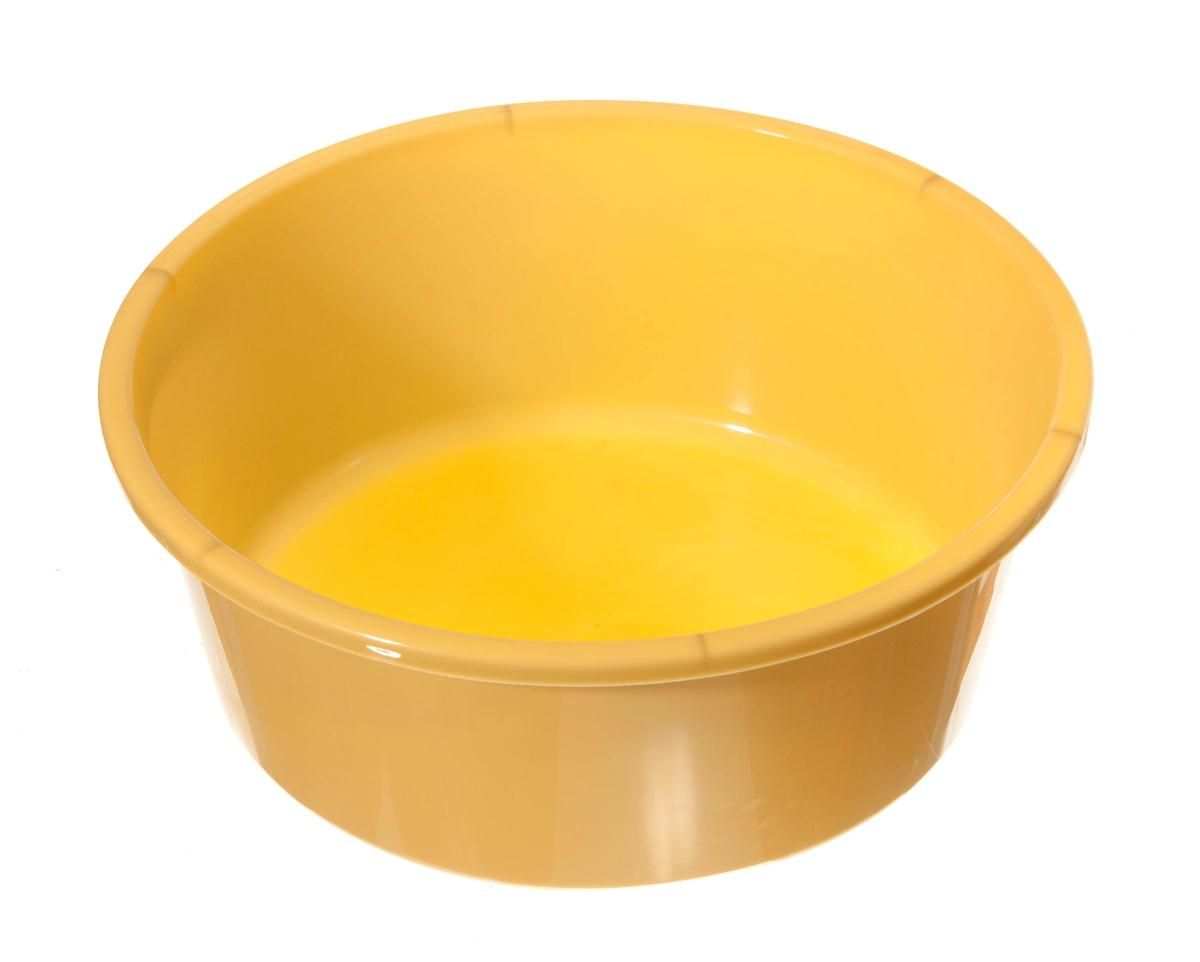 Yellow medline lightweight round plastic washbasin