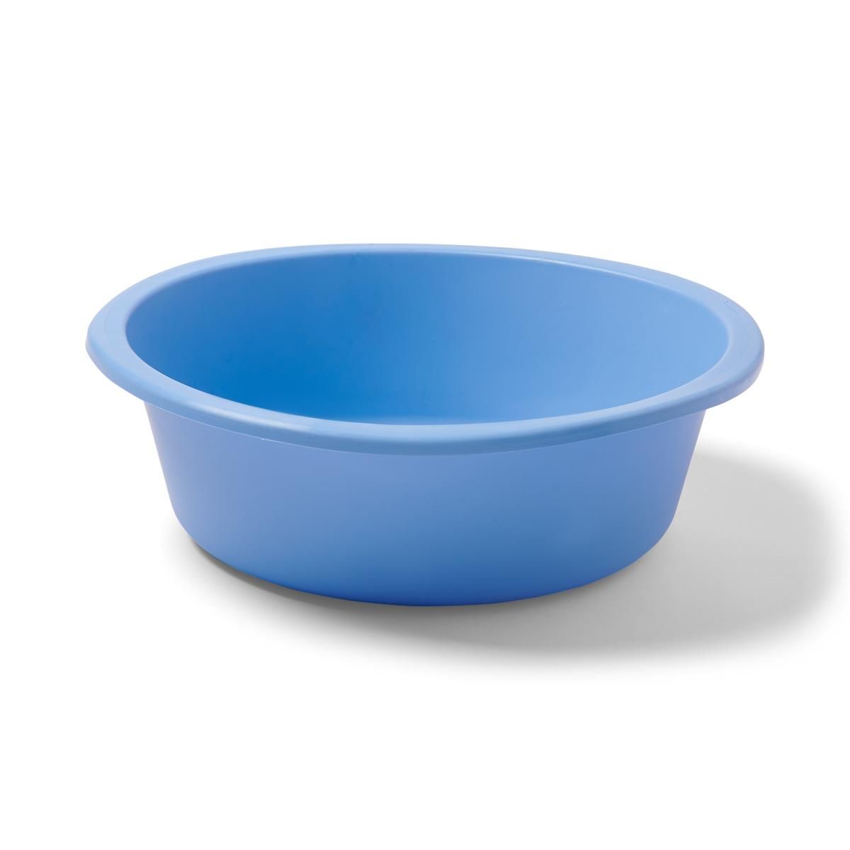 Medline Autoclavable Plastic Washbasins, 5 qt., 4-1/4 x 10-3/4 in., Blue - DYND88310