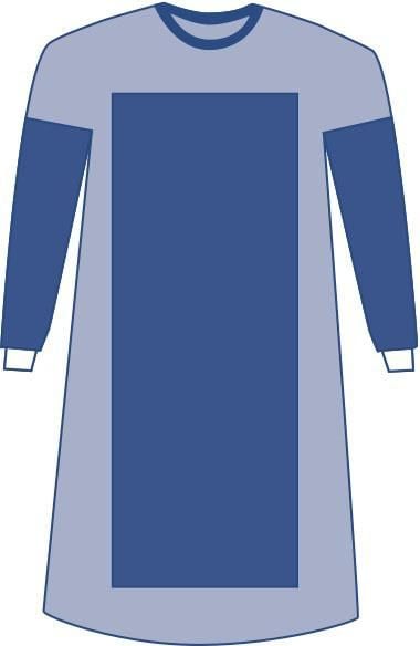 Sirus Poly-Reinforced Surgical Gowns, Size L - 2XL