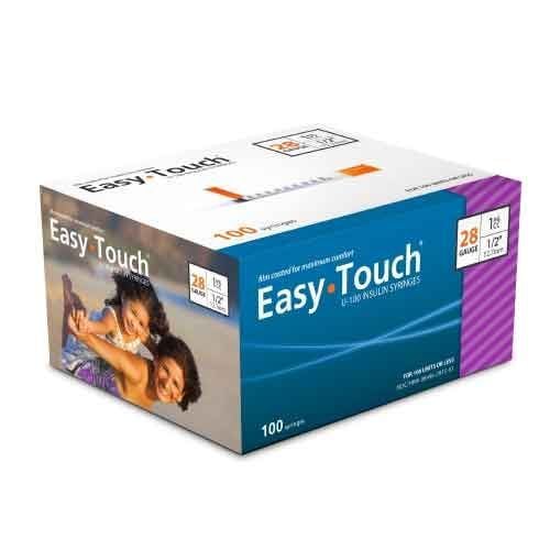 Image 2 of EasyTouch Insulin Syringes with Needle