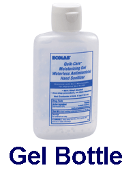 Quik Care Antimicrobial Hand Rinse Gel Bottle
