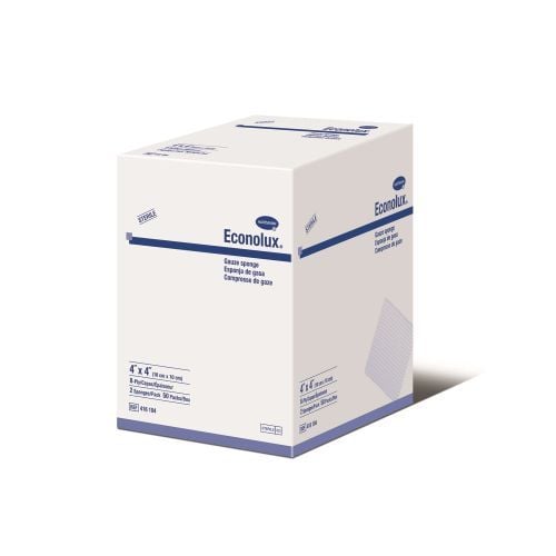 Hartmann 416104 Econolux 4 x 4 Inch Gauze Sponge 8 Ply, Sterile