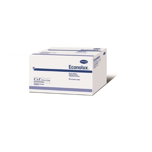 Hartmann 416816 Econolux 4 x 4 Inch Gauze Sponge 8 Ply, Box of 200