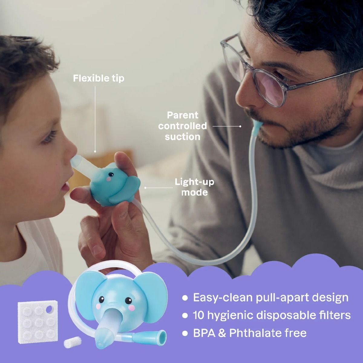 Features of Luna Nasal Aspirator