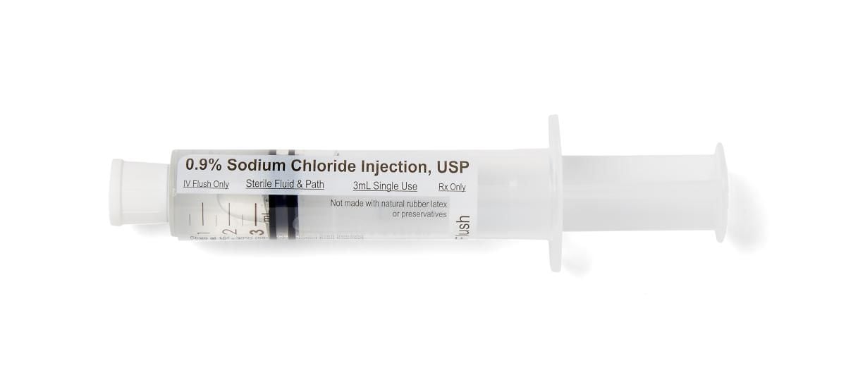 Medline Syringes Prefilled With Saline