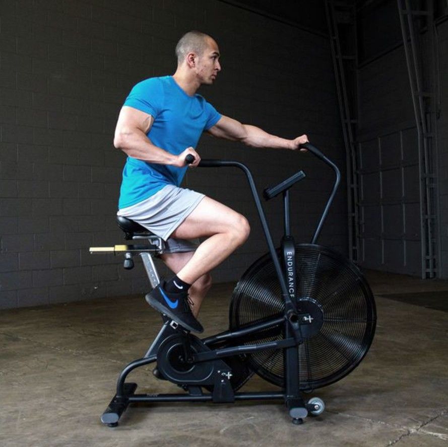 Body Solid Endurance Fan Bike in use