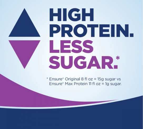 High Protein. Less Sugar